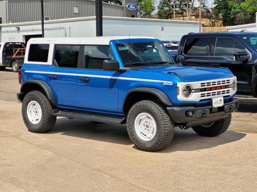 Velocity Blue Metallic 2026 Ford Bronco Heritage Edition