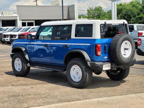 Velocity Blue Metallic 2026 Ford Bronco Heritage Edition
