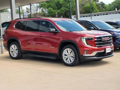 Volcanic Red Tintcoat 2024 GMC Acadia FWD Elevation