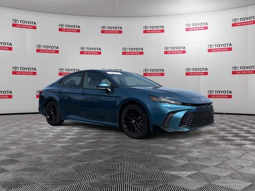 Dark Green 2025 Toyota Camry SE