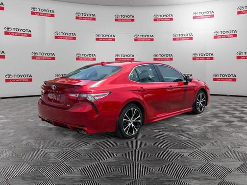 Supersonic Red 2019 Toyota Camry SE