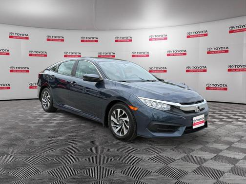 Modern Steel Metallic 2017 Honda Civic EX