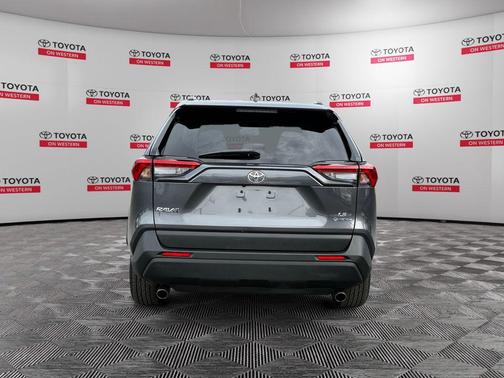 Magnetic Gray Metallic/Midnight Black Metallic 2025 Toyota RAV4 Hybrid LE