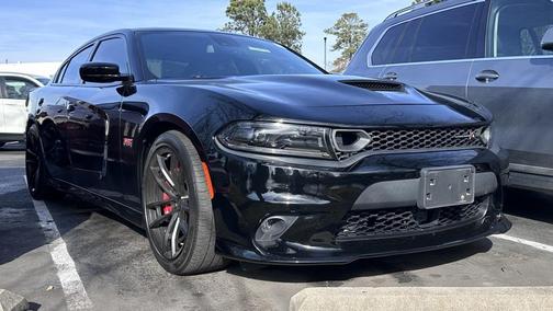 Pitch Black Clearcoat 2023 Dodge Charger R/T Scat Pack Sedan