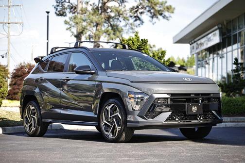 Ecotronic Gray Pearl w/Black Roof 2024 Hyundai KONA N Line