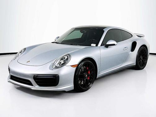 Rhodium Silver Metallic 2018 Porsche 911 Turbo