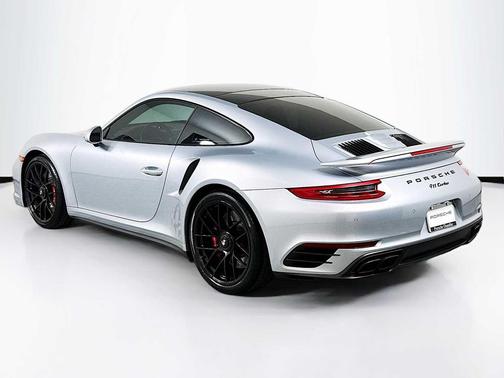 Rhodium Silver Metallic 2018 Porsche 911 Turbo