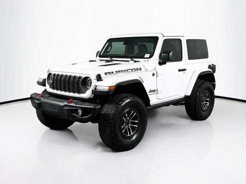Bright White Clearcoat 2025 Jeep Wrangler Rubicon