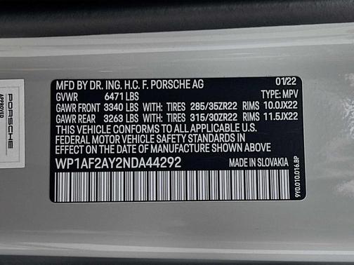 2022 Porsche Cayenne Turbo