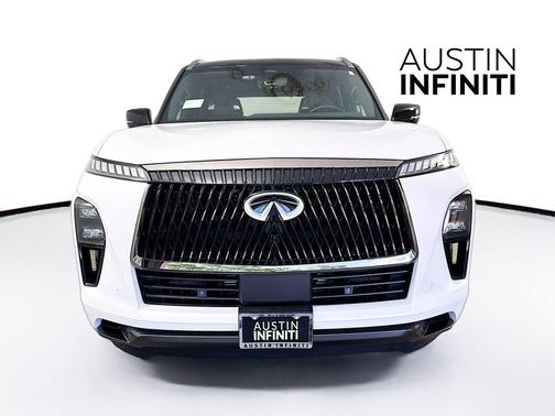 Radiant White/Black Obsidian 2026 INFINITI QX80 AUTOGRAPH AWD