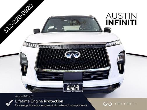 Radiant White/Black Obsidian 2026 INFINITI QX80 AUTOGRAPH AWD