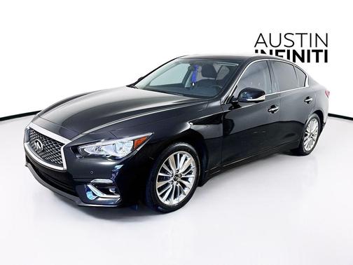 Black Obsidian 2021 INFINITI Q50 3.0t LUXE