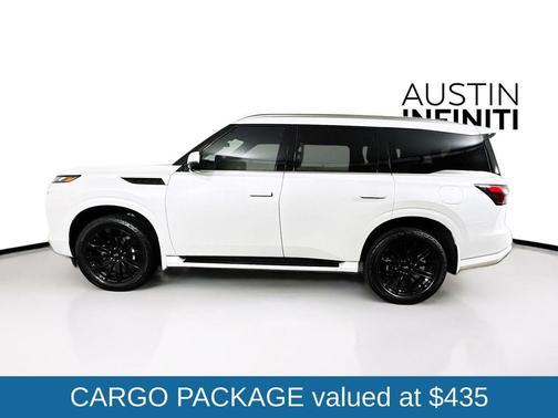 Radiant White 2026 INFINITI QX80 PURE