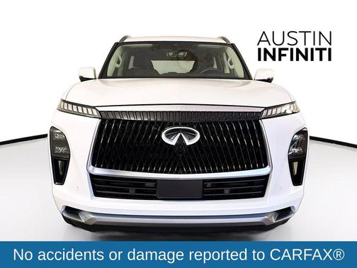 Radiant White 2026 INFINITI QX80 PURE
