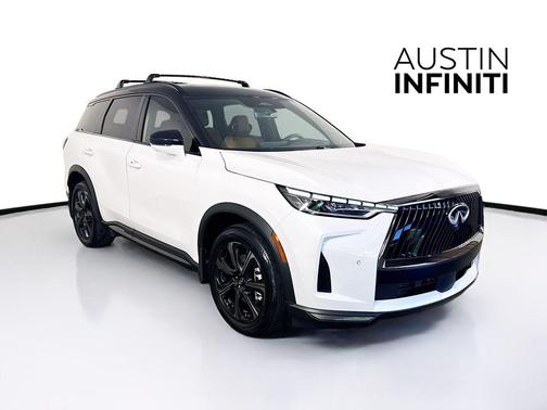 Radiant White/Black Obsidian 2027 INFINITI QX60 AUTOGRAPH