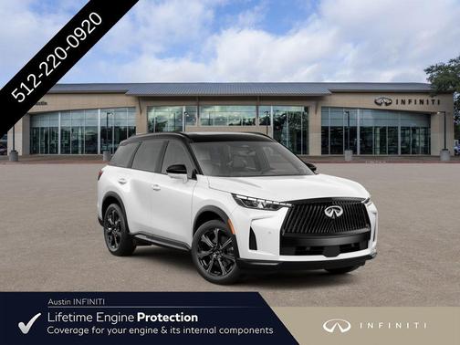 Radiant White/Black Obsidian 2027 INFINITI QX60 AUTOGRAPH