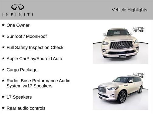 2021 INFINITI QX80 SENSORY