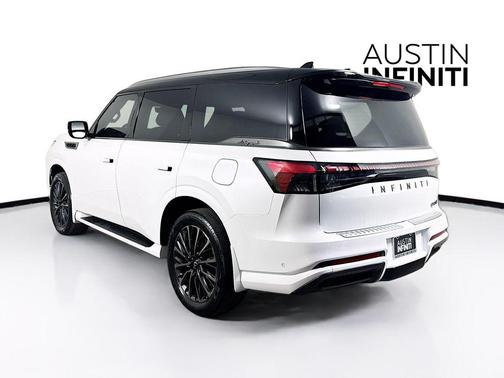 Radiant White/Black Obsidian 2026 INFINITI QX80 AUTOGRAPH AWD