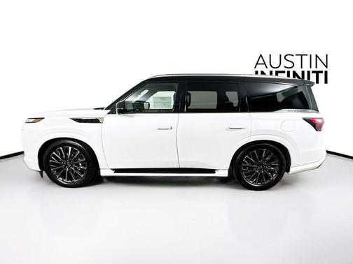 Radiant White/Black Obsidian 2026 INFINITI QX80 AUTOGRAPH AWD