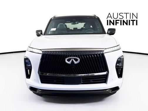 Radiant White/Black Obsidian 2026 INFINITI QX80 AUTOGRAPH AWD