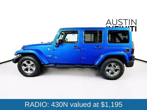 Hydro Blue Pearlcoat 2016 Jeep Wrangler Unlimited Sahara