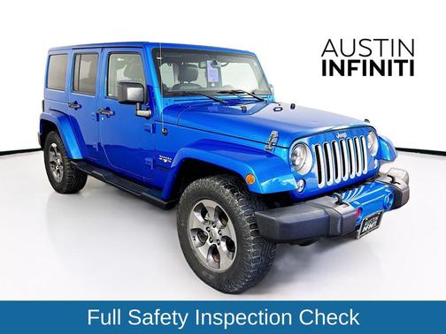 Hydro Blue Pearlcoat 2016 Jeep Wrangler Unlimited Sahara