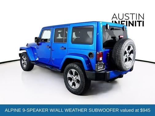 Hydro Blue Pearlcoat 2016 Jeep Wrangler Unlimited Sahara