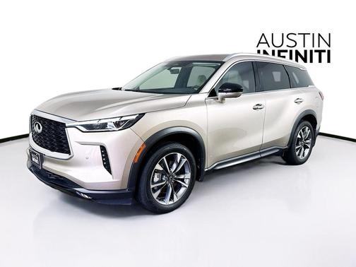Warm Titanium 2023 INFINITI QX60 Luxe