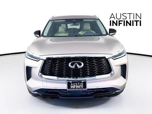 Warm Titanium 2023 INFINITI QX60 Luxe