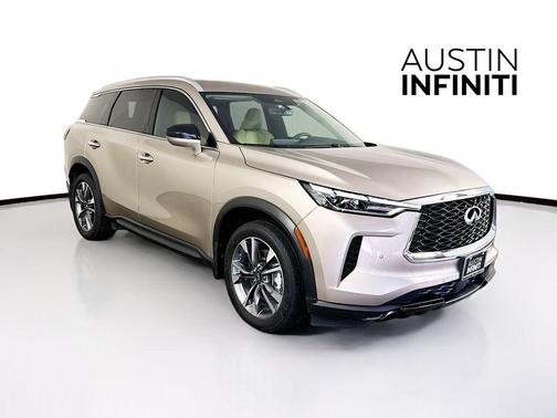 Warm Titanium 2023 INFINITI QX60 Luxe