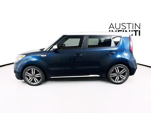 Mysterious Blue/White Roof 2018 Kia Soul +