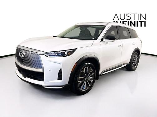 Radiant White 2026 INFINITI QX60 LUXE FWD