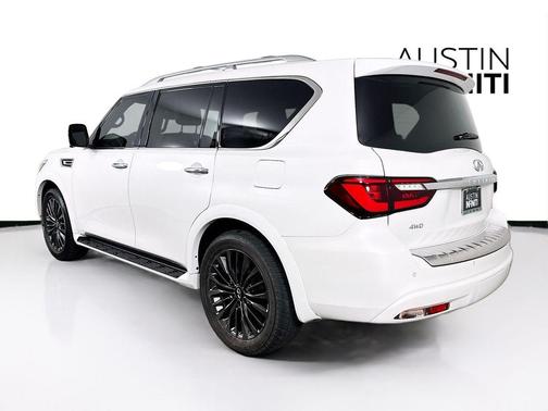 Moonstone White 2024 INFINITI QX80 SENSORY AWD