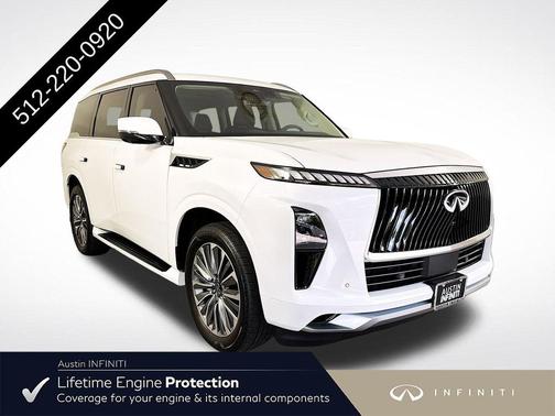 Radiant White 2026 INFINITI QX80 Luxe