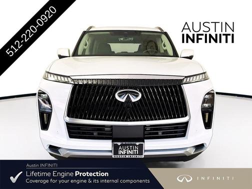 Radiant White 2026 INFINITI QX80 Luxe