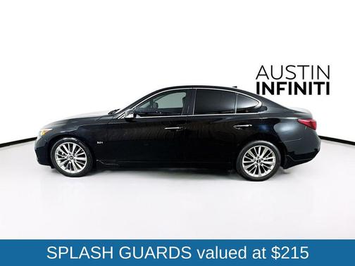 Black Obsidian 2018 INFINITI Q50 3.0t LUXE
