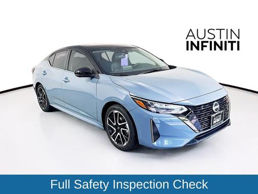 Atlantic Gray Metallic/Super Black 2024 Nissan Sentra SR