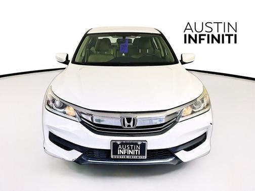 White Orchid Pearl 2016 Honda Accord LX