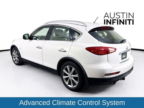 Moonlight White 2014 INFINITI QX50 Journey