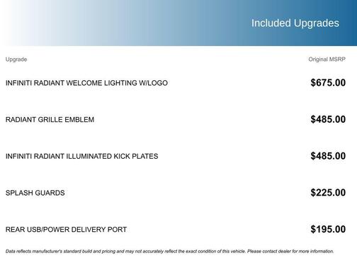 2023 INFINITI Q50 3.0t SENSORY