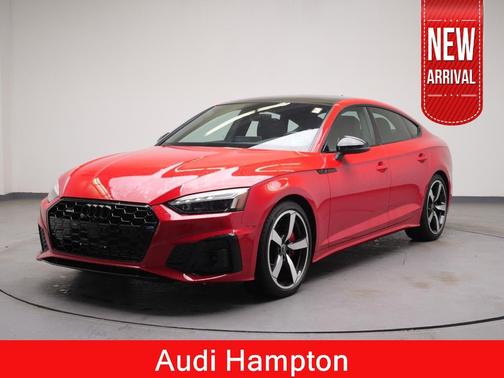 Progressive Red Metallic 2024 Audi A5 Sportback 45 S Line Premium Plus