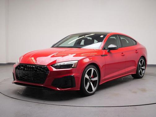 Progressive Red Metallic 2024 Audi A5 Sportback 45 S Line Premium Plus