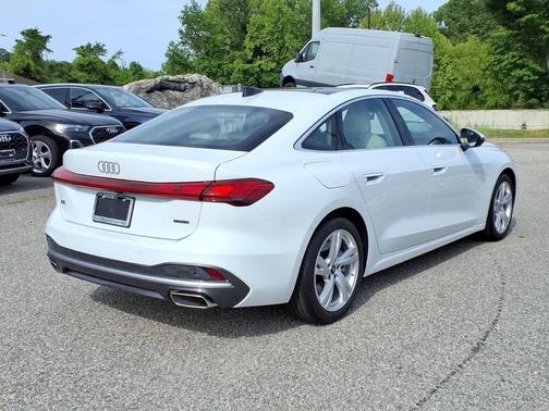 Glacier White Metallic 2026 Audi A5 Prestige TFSI quattro S tronic