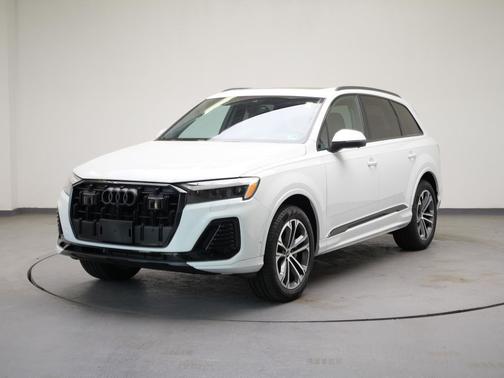 Glacier White Metallic 2025 Audi Q7 45 Premium Plus