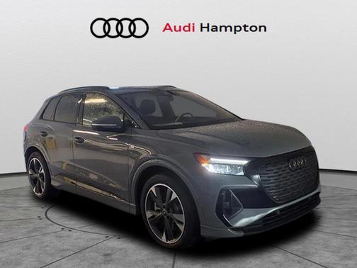 Pebble Gray 2025 Audi Q4 e-tron Premium Plus 55 quattro