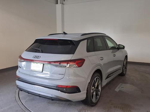 Pebble Gray 2025 Audi Q4 e-tron Premium Plus 55 quattro