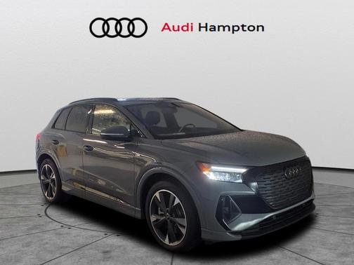 Pebble Gray 2025 Audi Q4 e-tron Premium Plus 55 quattro