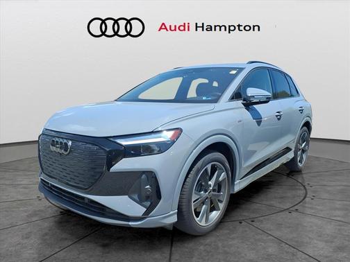 Pebble Gray 2025 Audi Q4 e-tron Premium Plus 55 quattro