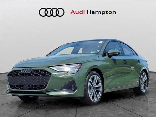 District Green Metallic 2025 Audi A3 Premium Sedan
