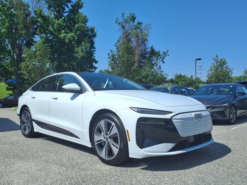 Glacier White Metallic 2025 Audi A6 e-tron Premium Plus